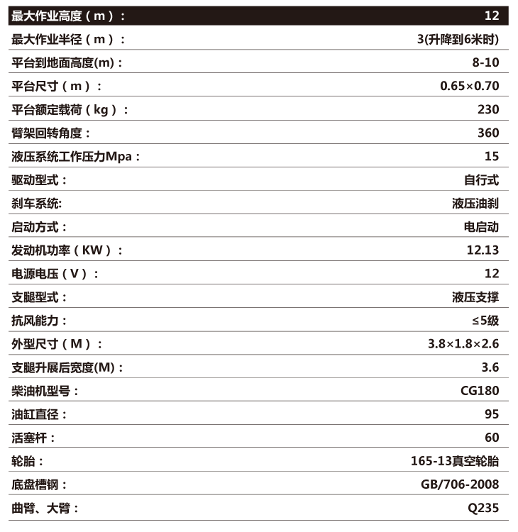 曲臂升降机